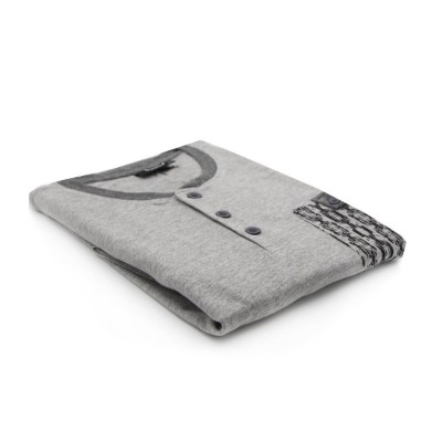 PIGIAMA UOMO MNML IN  COTONE LUNGO U01A GRIGIO M