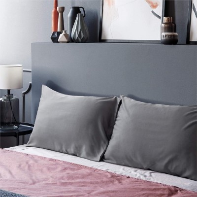 COPPIA FEDERE IN  CO TONE LOVETESSILE  52X82 CM GRIGIO SCURO