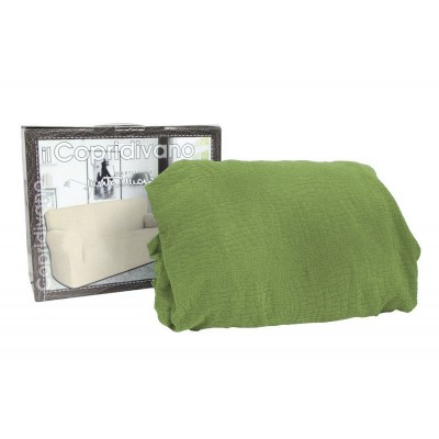 *COPRIDIVANO COBRATO  M.MARZOTTO ART.VELVET 4POSTI VERDE