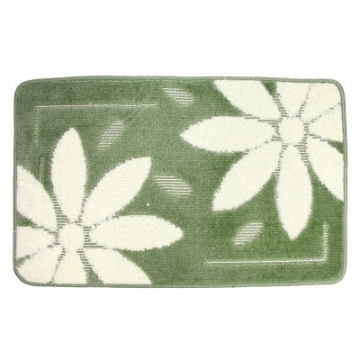 TAPPETO BAGNO ANTISC IVOLO BRECCIA 50X80CM ART.FIORE VERDE S.