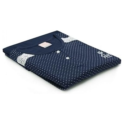 PIGIAMA DONNA CALIB.  G. G. COT. LUNGO AURORA B.NAVY  TG 56